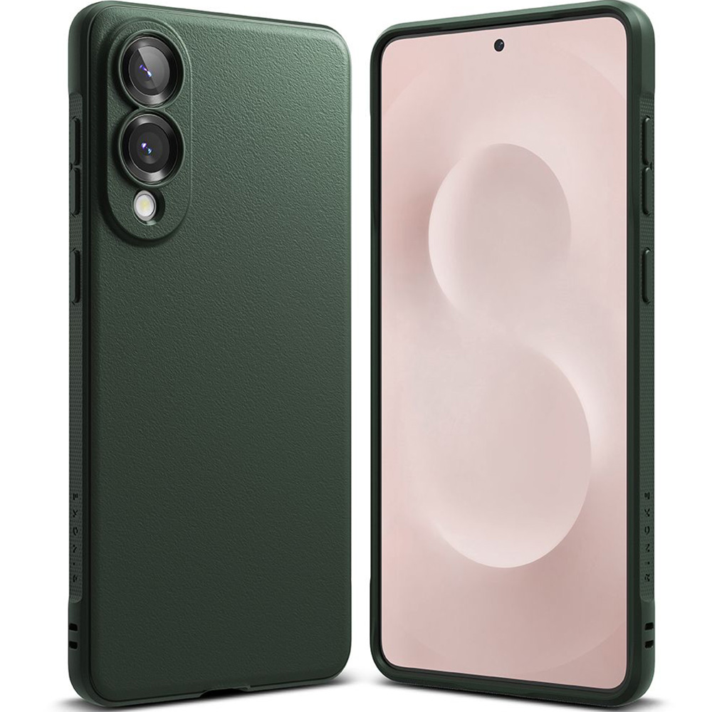 Etui Ringke Onyx do Galaxy S25 Edge, ciemnozielone
